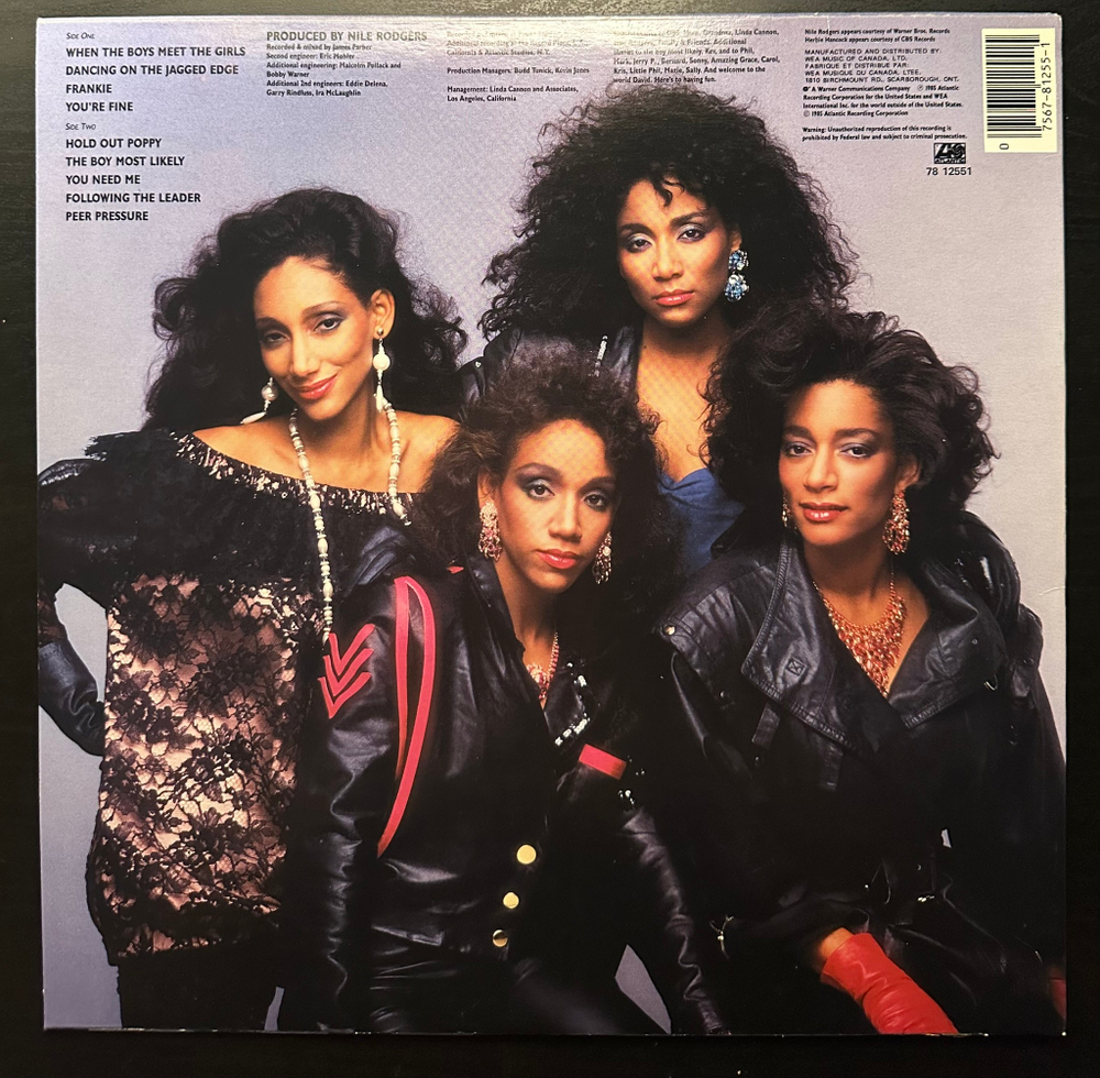 Sister Sledge - When The Boys Meet The Girls (Канада 1985г.)