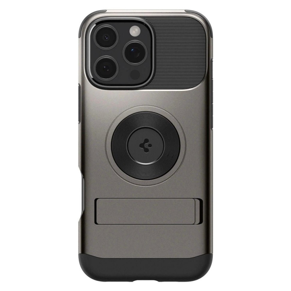 Накладка для i-Phone 16 Pro 6.3" Spigen Slim Armor MagSafe (ACS08163) серый