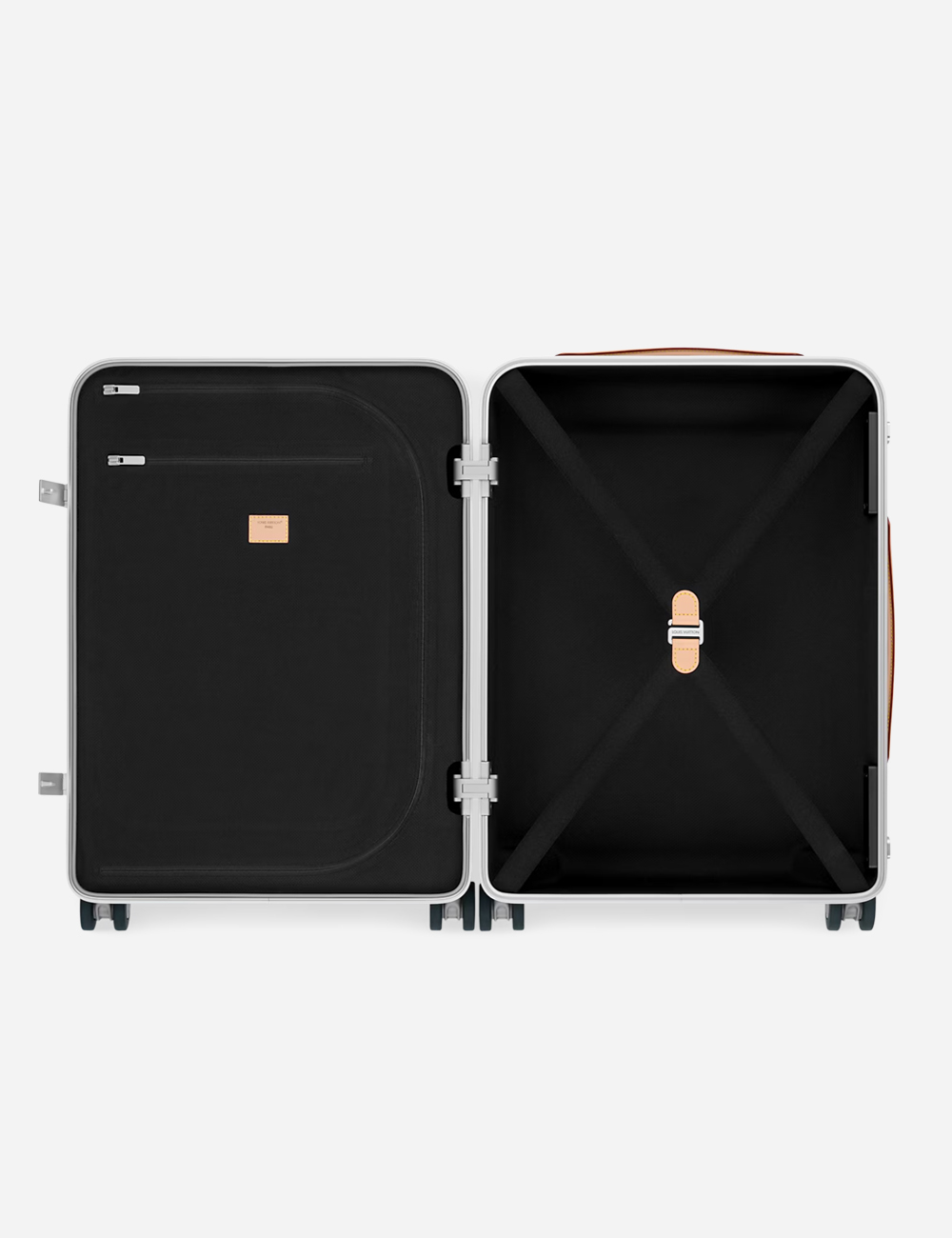 Чемодан Louis Vuitton Horizon 55 Customizable Aluminum "Beige"