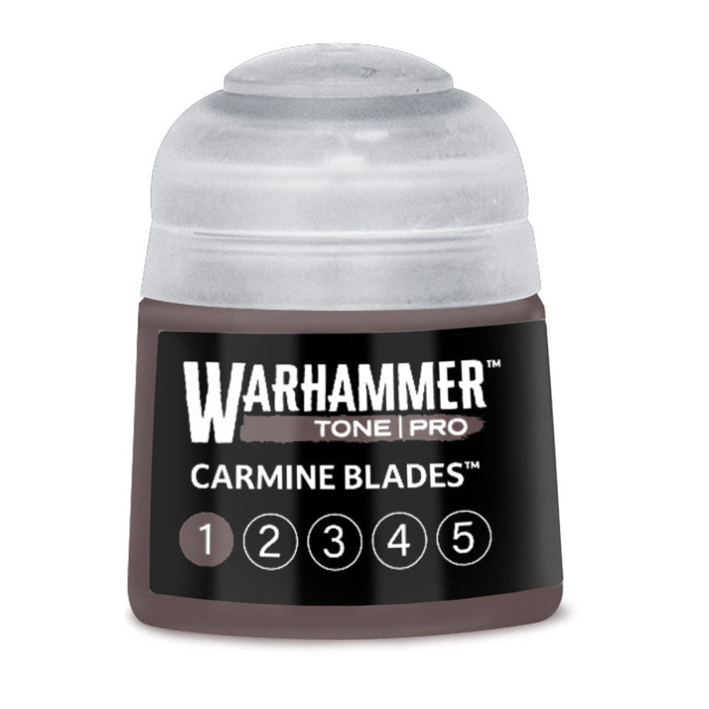 Набор красок Carmine Blades — Warhammer Tone Pro, 5 × 12 мл (ПРЕДЗАКАЗ)