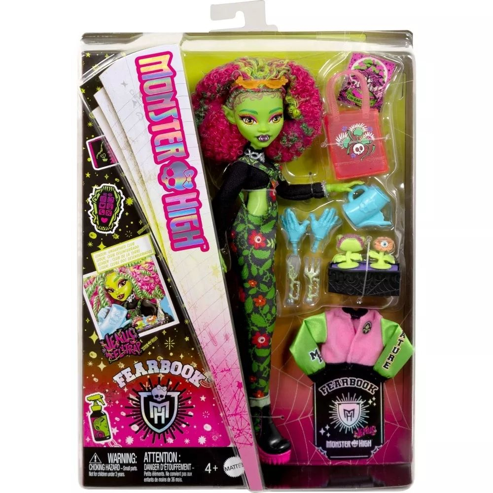 Кукла Monster high Venus Венера Fearbook