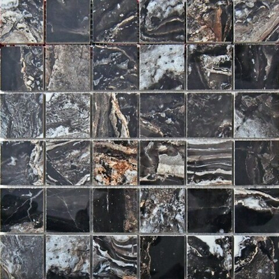 Мозаика Nairobi Black Polished 5x5 30x30