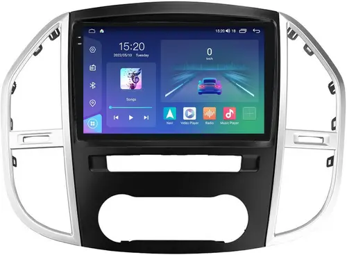 Магнитола для Mercedes-Benz Vito 2014+ - Parafar PF477RN2K на Android 13, Быстрая, QLED+2K, CarPlay, 4G SIM-слот