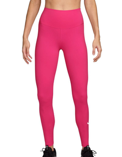 Леггинсы Nike One High Waist Full Length - rush pink/white