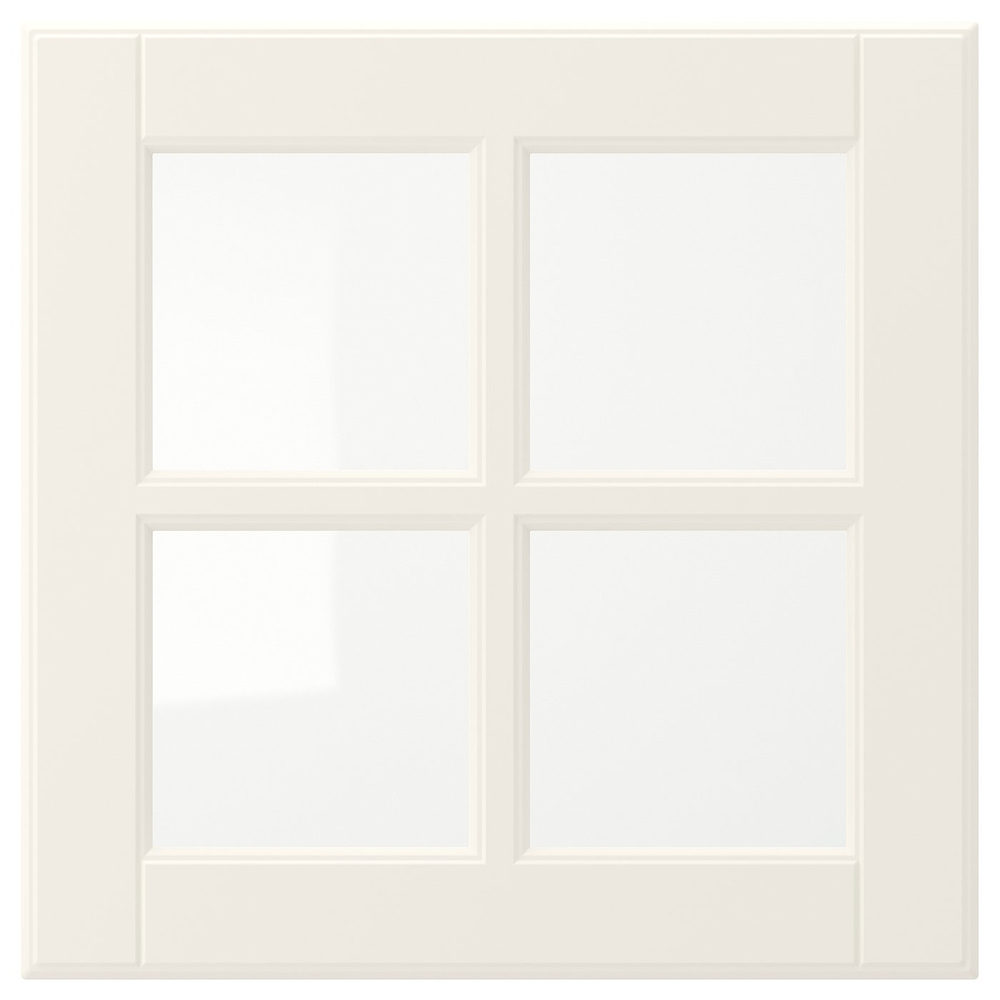 IKEA BODBYN  (ИКЕА БОДБИН)  -  Дверь стеклянная - кремовый 40x40 см