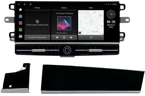 Магнитола для Porsche Panamera 970 2013-2015 (вместо PCM 3.0) - RDL-Panamera монитор 12.3" на Android 13, Быстрая, CarPlay, 4G SIM-слот