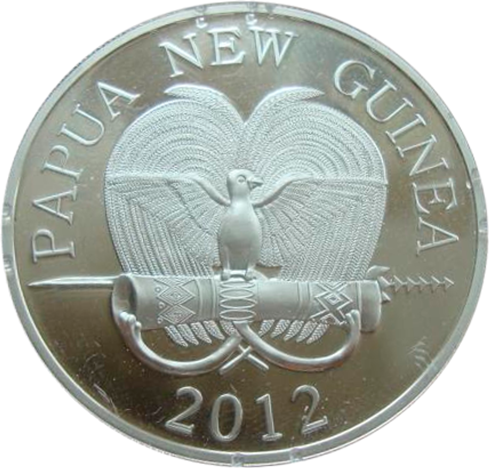 Папуа-Новая Гвинея 5 кина 2012 Плавание Олимпиада Лондон 2012 СЕРЕБРО