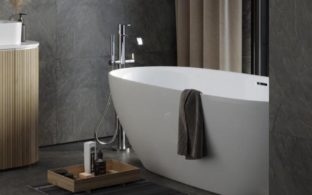 Kerranova Krater Light Grey 60x120