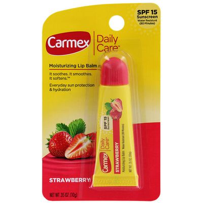 Бальзам для губ Carmex Moisturizing Lip Balm -  Strawberry