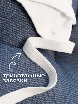 Хлопковые чепчики шапочки для новорожденных 3 штуки