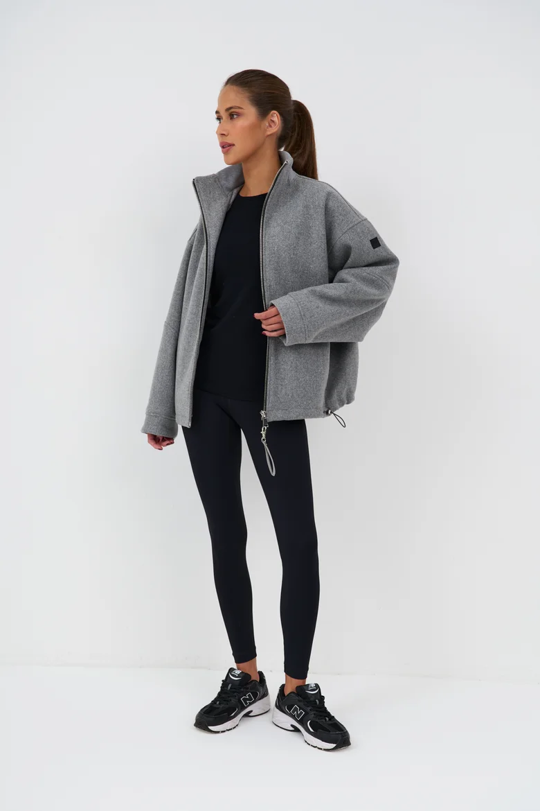 Пальто Crop Penhaligon Dark Grey