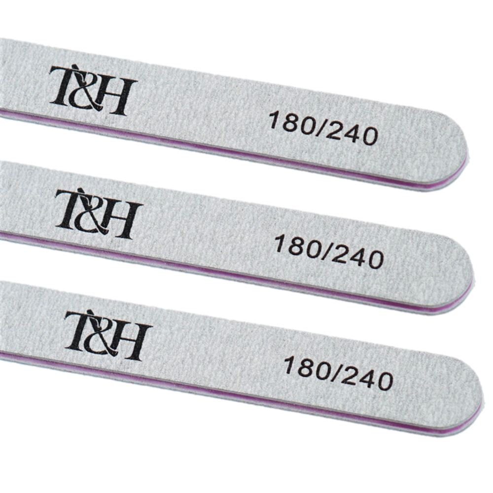 Пилка для ногтей T&H 180/240