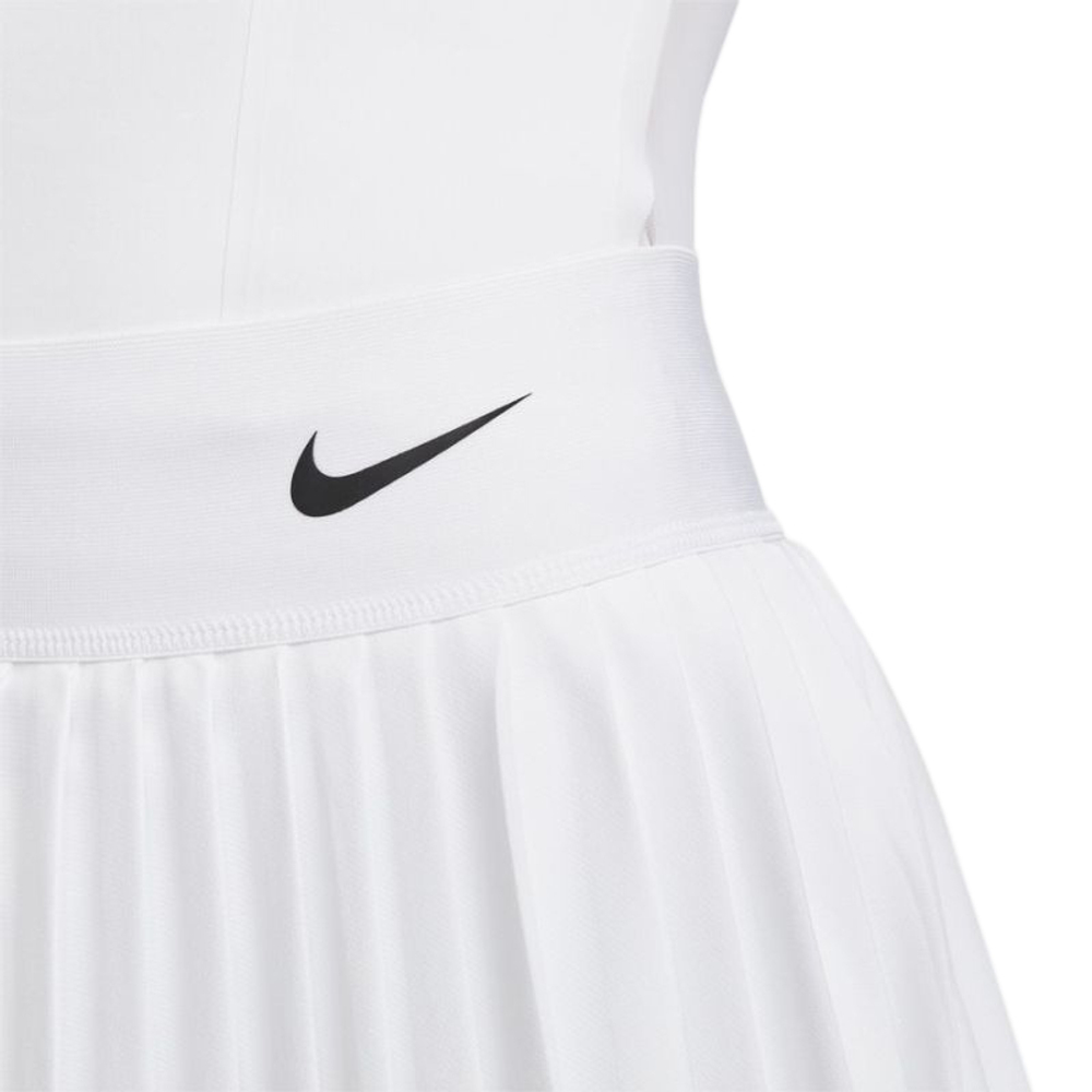 Теннисная юбка Nike Court Dri-Fit Advantage Pleated Tennis Skirt - белый