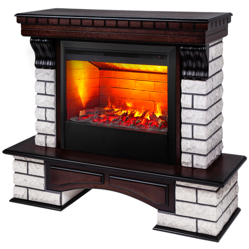 Каминокомплект Real Flame Country Rock 26 AO с очагом 3D Helios 26