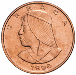 1 сентесимо. Панама. 1996 год. UNC