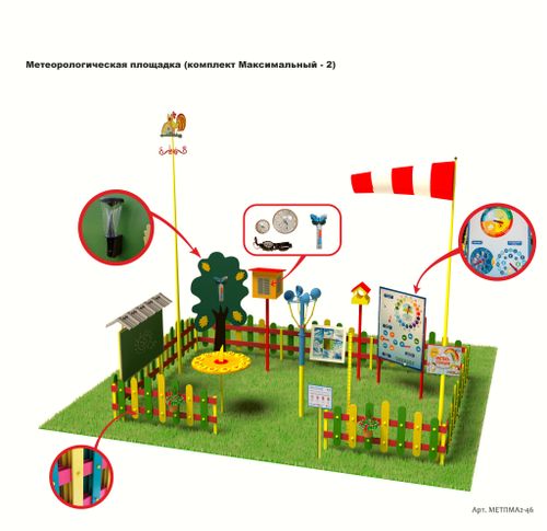 Метеорологическая площадка (комплект Максимальный - 2)