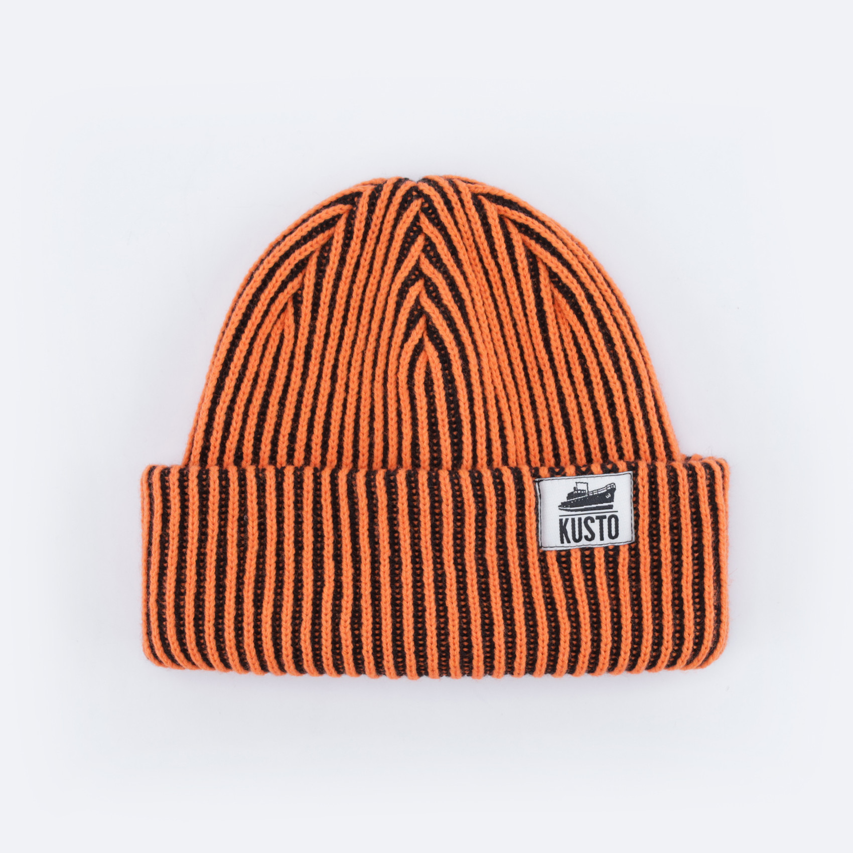 Шапка Kusto Stripes Short (orange) артикул: - купить в магазине Дайс