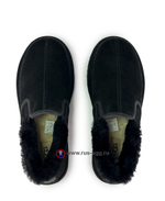MEN'S STITCH SLIPPER - Black