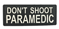 Шеврон Paramedic Dont Shoot PVC 3х8 см