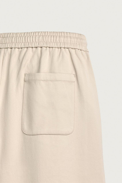 ZARA ТЕХНИЧЕСКИЕ БРЮКИ WIDE FIT, ЭКРЮ/БЕЖЕВЫЙ