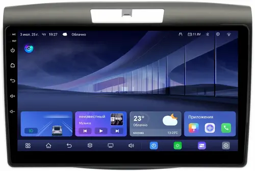 Магнитола для Honda CR-V 4 2012-2016 - Kuberg QLed, Android 14, TS105, Быстрейшая, CarPlay, SIM-слот