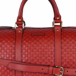 GUCCI Adjustable Strap Leather Shoulder Bag, Crossbody Bag, Handbag, Briefcase Women"s Red
