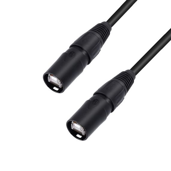 Adam Hall K5 CAT6 0500 - патчкорд витая пара CAT6a (S/FTP), Neutrik EtherCON, RJ45 - RJ45, 4 x 2 x 0