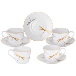 ЧАЙНЫЙ НАБОР LEFARD “ELEGANCE" НА 4 ПЕР. 8 ПР. 220 МЛ (КОР=10НАБ.)