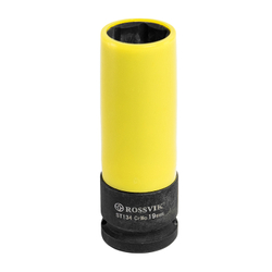 ST134 Набор головок ударных глубоких тонкостенных ROSSVIK 1/2", 17,19,21мм с цветной пластиковой вту