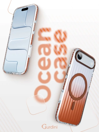 Чехол накладка iPhone 17 Air 6.5" Gurdini Ocean Case (5) Transparent бронзовый