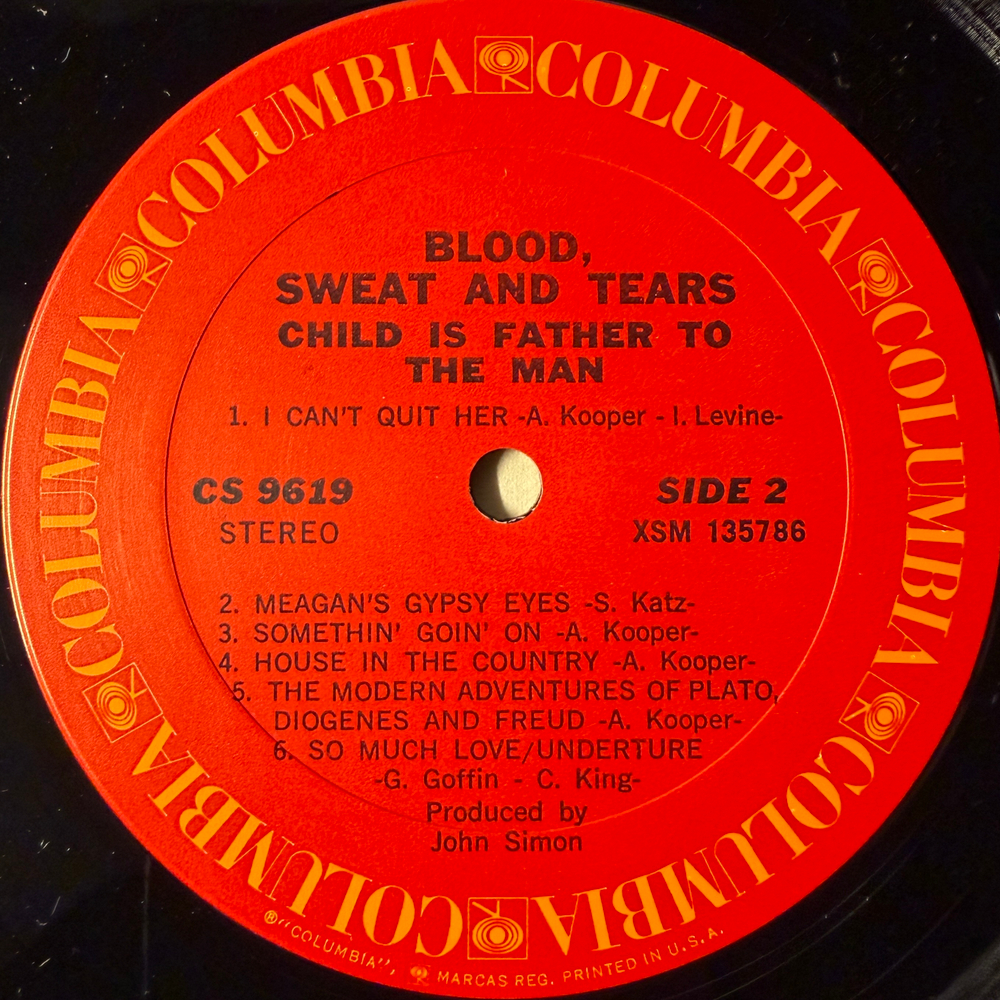 Blood, Sweat & Tears - Child Is Father To The Man (США)
