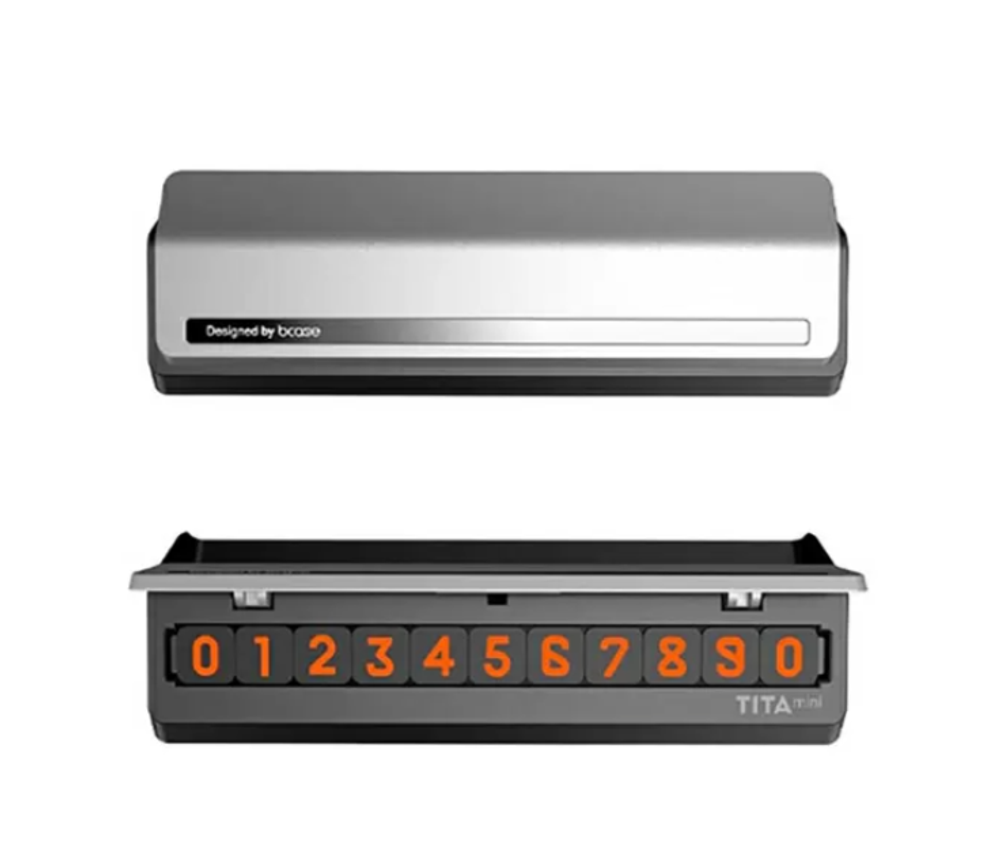 Парковочная карта Xiaomi Bcase TITA Mini Temporary Parking Card черная