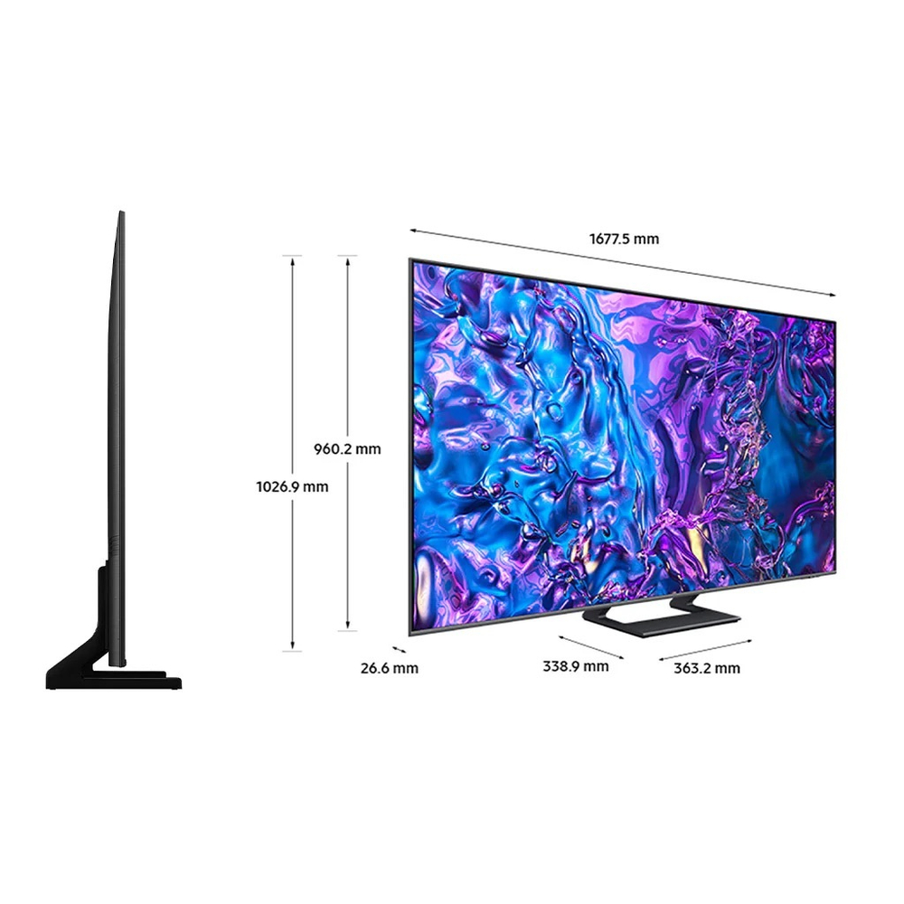 Телевизор Samsung QLED 4K QE75Q70DAU