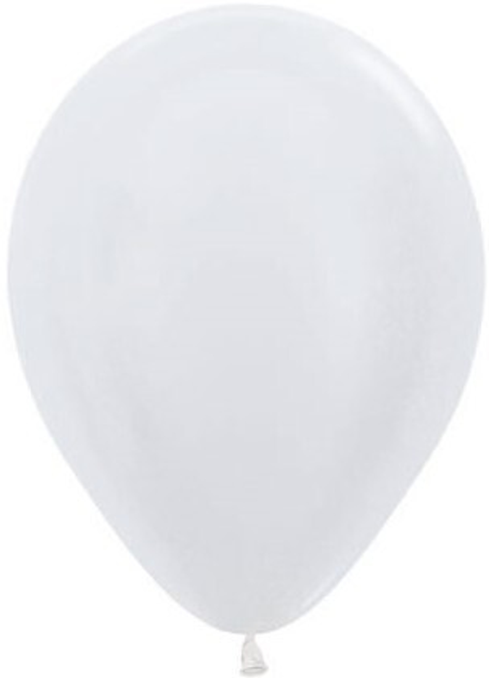 Шар (12''/30 см), Белый (405), перламутр, 50 шт.