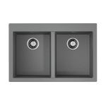 кухонная мойка Omoikiri Bosen 80-2-GR Tetogranit/leningrad grey