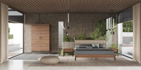 Прикроватная тумбочка BENISSA, MOD INTERIORS цвет натуральный