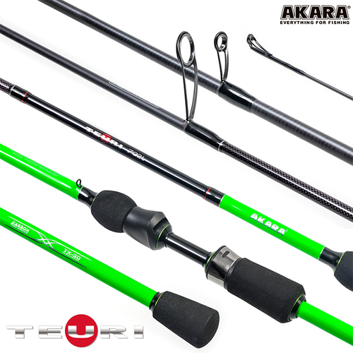 Спиннинг штекерный угольный 2 колена Akara Teuri LS702 TX-30 (3,5-12) 2,1 м