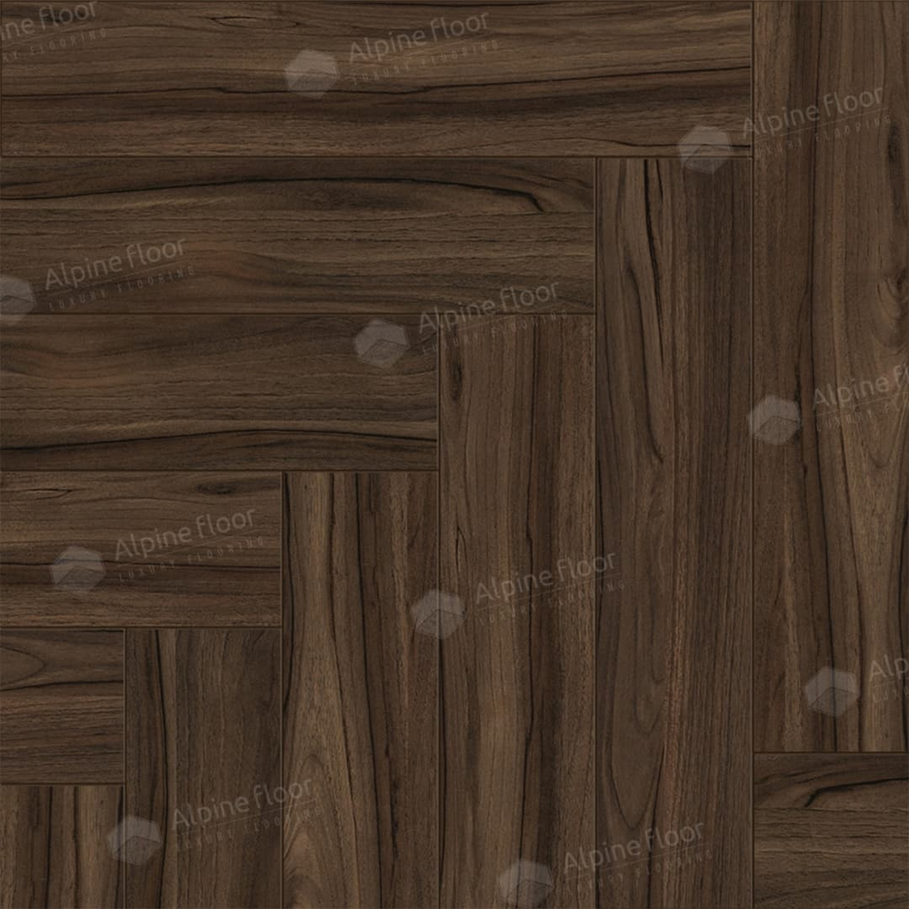 Ламинат Alpine Floor Herringbone 12 12 мм Орех Сицилия 1.32 м2