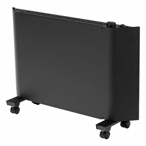 Конвектор электрический Denzel XCE-1500B, 230 В, 1500 Вт, черный, сушилка, колеса, Х-элемент, 98128