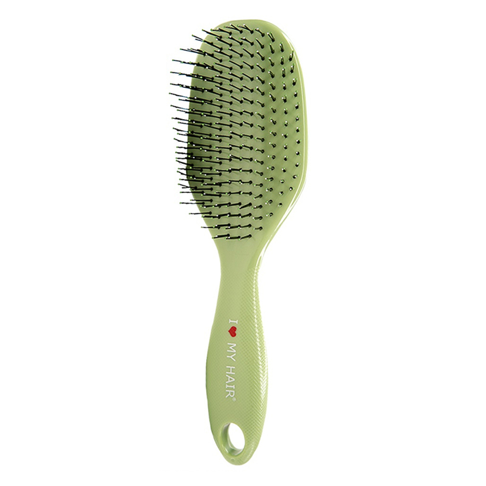 I Love My Hair Щётка "Spider Classic" 1502 L, глянцевая зелёная