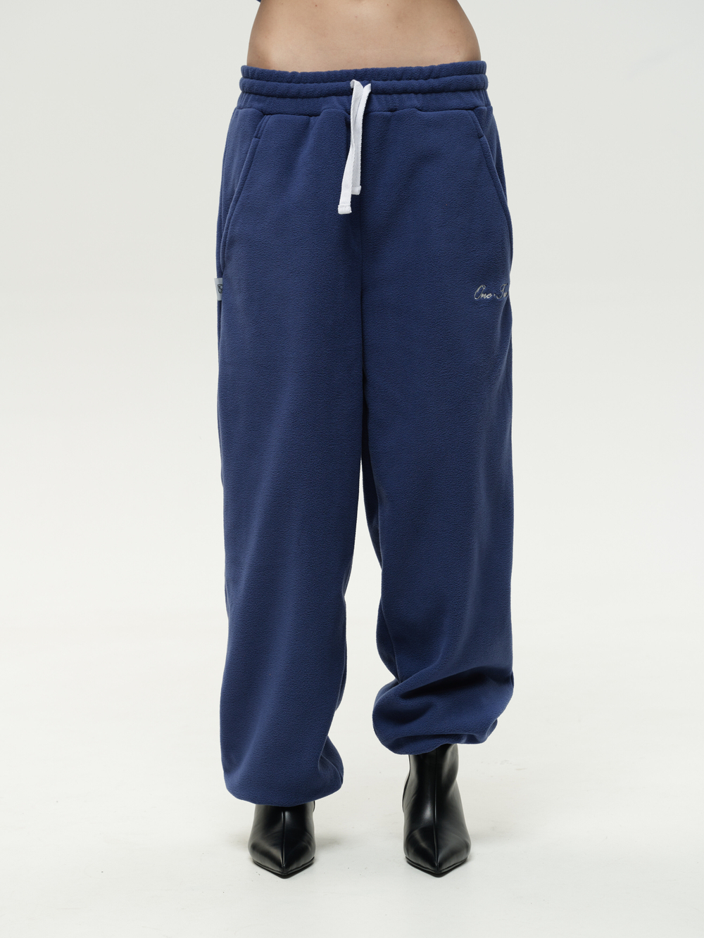 Drawstring Sweatpants Navy Smoke