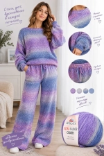 Пряжа Ultra Kasmir Colors, 50г, 175м, 25%альпака, 75%акрил (цена 1шт)