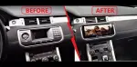 Магнитола для Range Rover Evoque 1 2011-2018 (ШГУ Bose) - Kuberg HP-8805L-FW монитор 12.3" в стиле Audi на Android 13, Быстрая, CarPlay, 4G SIM-слот