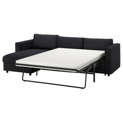 IKEA VIMLE  (ИКЕА ВИМЛЕ)  -  Чехол на раскладной диван 3-местный - с шезлонгом/Хилларед антрацит