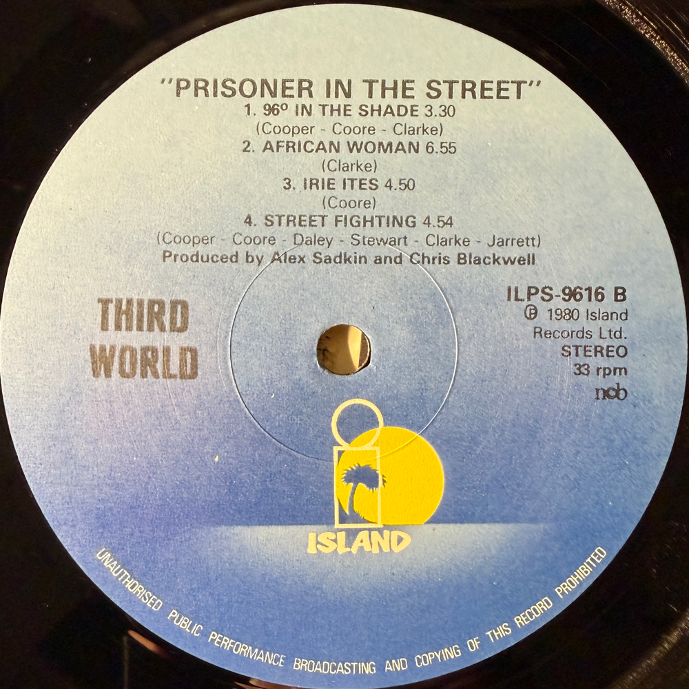 Third World – Prisoner In The Street (Скандинавия 1980г.)