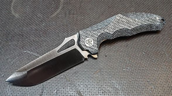 Цена наСкладной нож Silver Twill Messerkonig, сталь N690Co, рукоять G-10