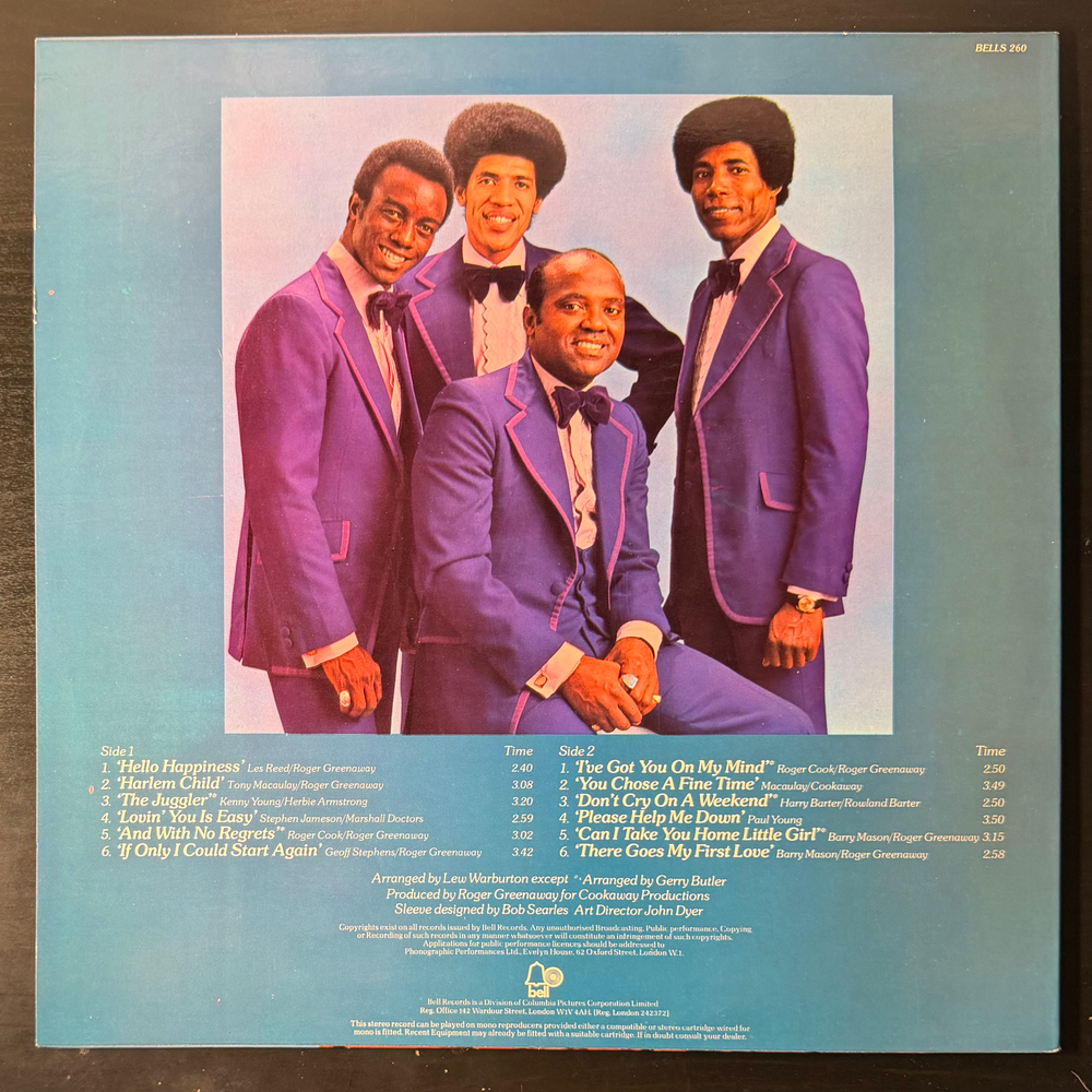 The Drifters ‎– There Goes My First Love (Англия 1976г.)