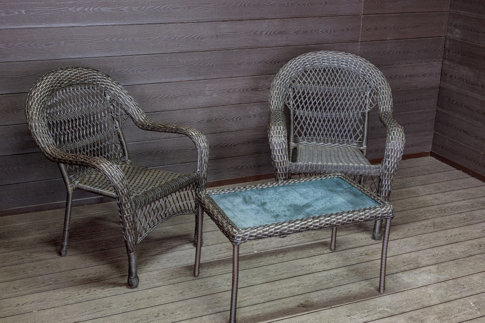 Садовый комплект из искусственного ротанга Мэдисон НЬЮ (Medison NEW) Balcony set с прямоугольным столиком без подушек