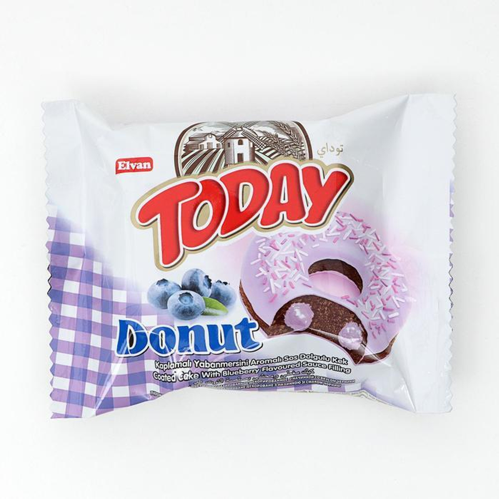 Donut Кексы со вкусом черники 40 гр (24)