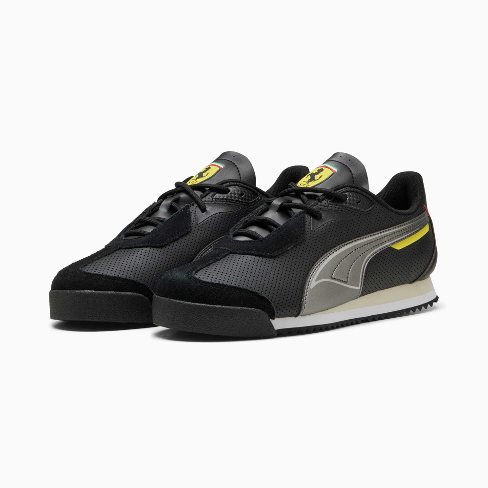 PUMA X SCUDERIA FERRARI КРОССОВКИ УНИСЕКС ROMA, ЧЕРНЫЙ